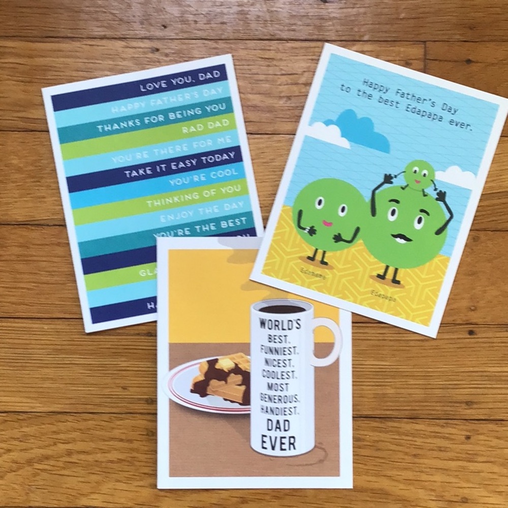 Trio of Father’s Day Cards by Seltzer Goods